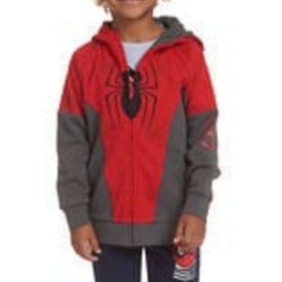 Spider-Man Youth Full Zip Hoodie Large (14/16) - Picture 5 of 6
